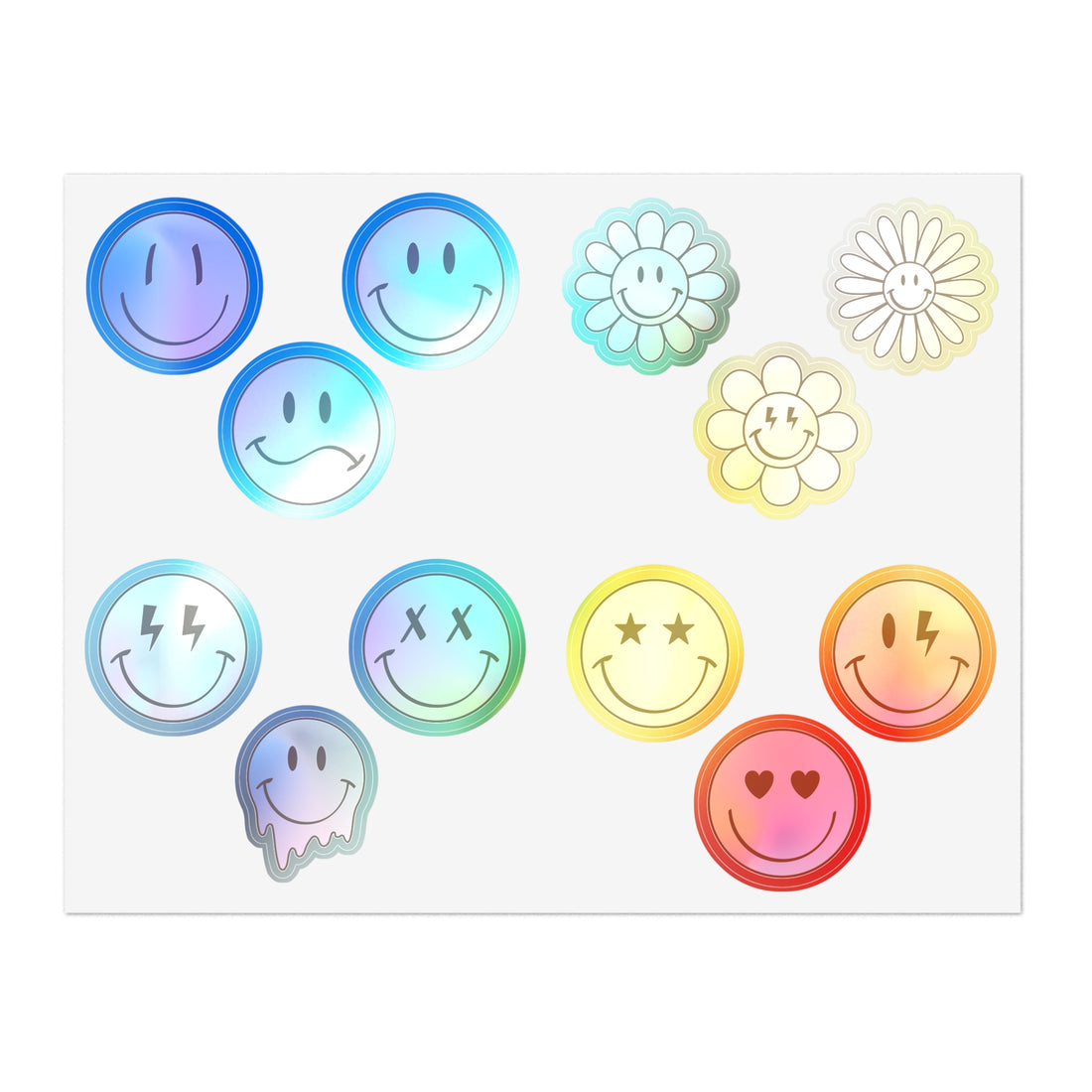 Discover Our 12 Unique Smiley Stickers – Perfect for Any Surface!