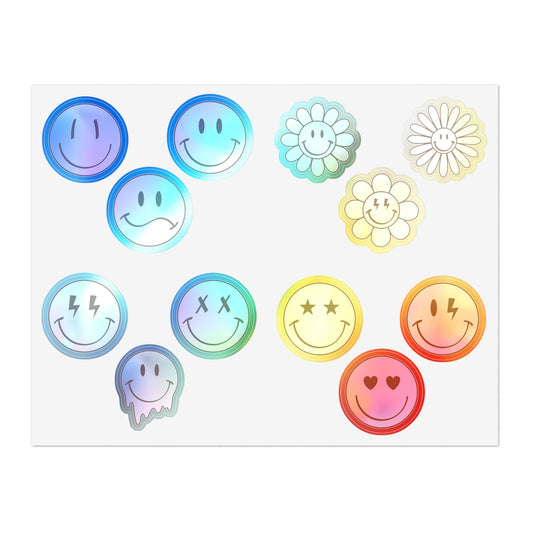 Discover Our 12 Unique Smiley Stickers – Perfect for Any Surface!