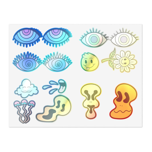 Psychedelic Sticker Sheet Pack